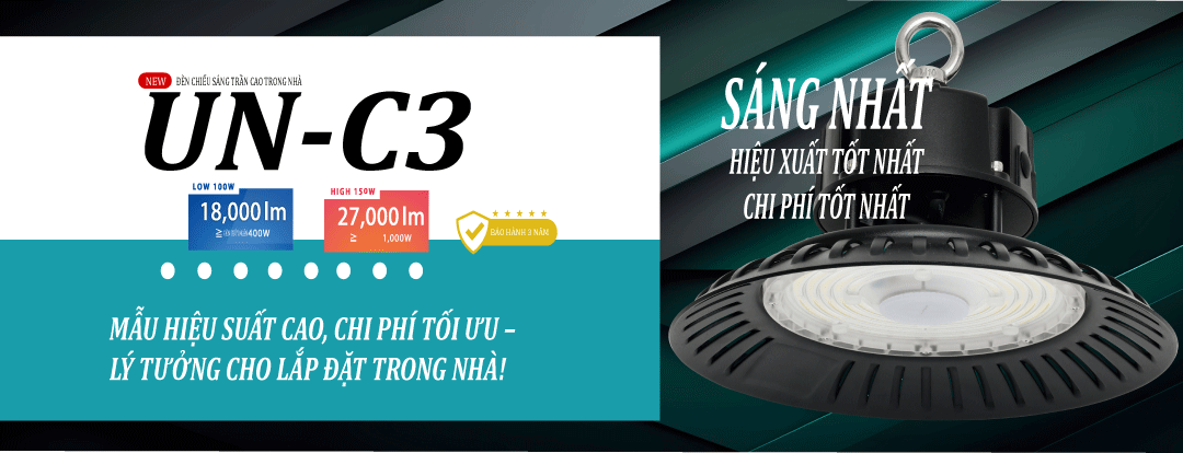 Đèn LED trần cao trong nhà “UN-C3”