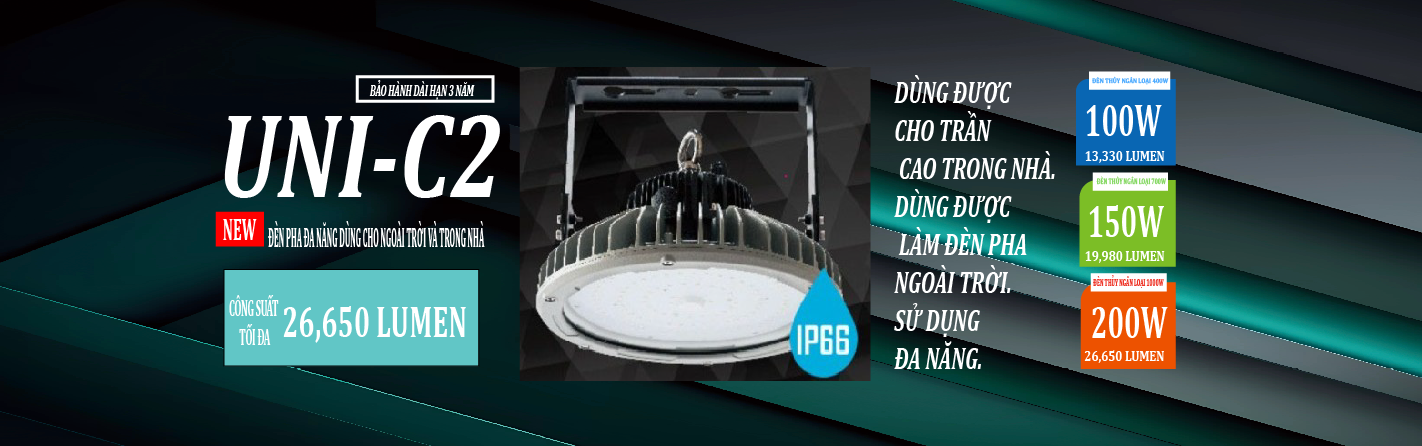 Đèn LED trần cao ngoài trời “UN-C2 Series”