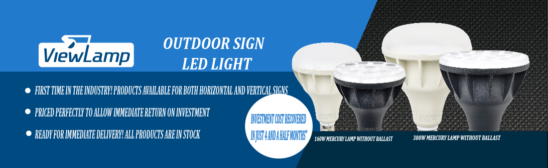 Ballast-free mercury lamp LED “ViewLamp”