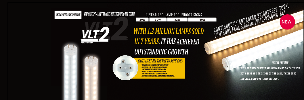 Roof lights for signs